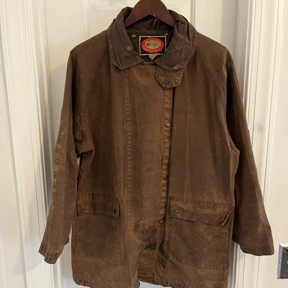 Vintage Australian Outback‎ Collection Oilskin Jacket